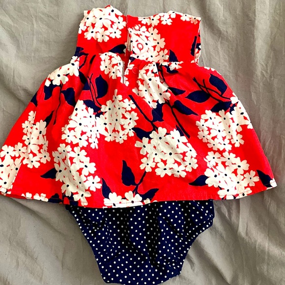 Baby girl Newborn Japanese Cherry Blossom Dress. - Picture 2 of 2